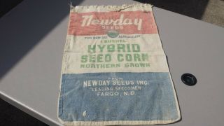 Newday Day Seeds Hybrid Corn Sack Bag Fargo North Dakota Country Farm House