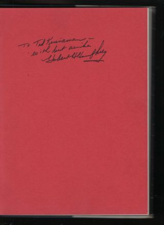Signed Hubert H Humphrey Autographed 1968 " A Man For All People " Vice President