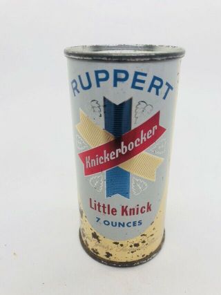 Ruppert Knickerbocker Beer - Flat Top 7 Ounce Beer Can.  “little Knick” - York
