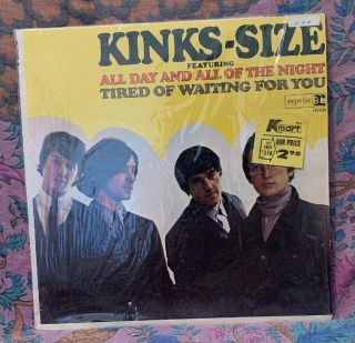 The Kinks - Kinks - Size Lp (in Shrink) 1965 Mono Pressing