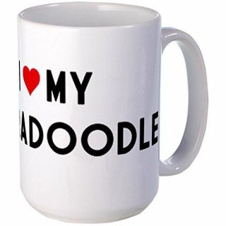 11oz Mug I Love My Labradoodle - Printed Ceramic Coffee Tea Cup Gift