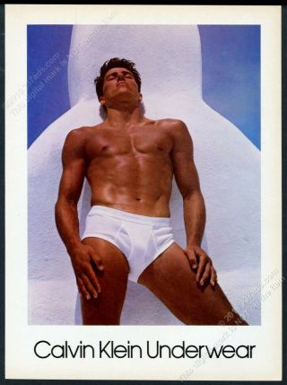 1983 Bruce Weber Man Photo Calvin Klein Men 