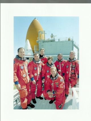 Autograph,  Hand Signed Sts - 86 French Astronaut Jean - Loup J.  M.  Chrtien,