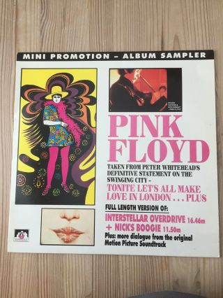 Pink Floyd Album Sampler Rare Unplayed.