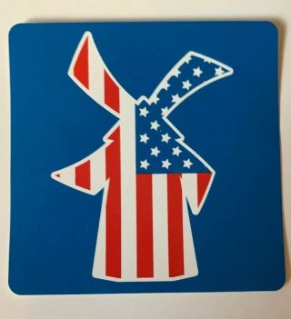 Rare Dutch Bros Windmill Flag Sticker - Blue Background
