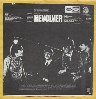 The Beatles LP US Capitol ST - 2576 REVOLVER Green Target Label 2