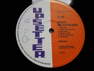 THE UPSETTERS Scratch The Upsetter Again LP Trojan TTL 28 UK 1970 3