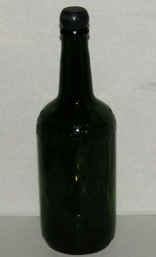 Vintage Almaden Vineyards 4/5 Quart Dark Green Glass Wine Bottle