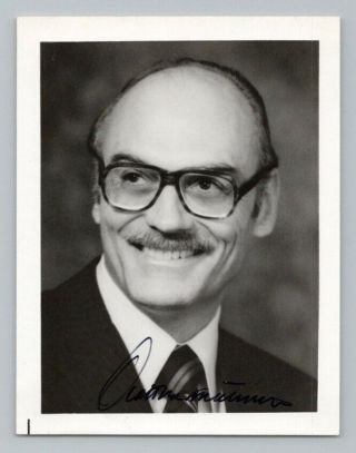 Vintage Scott M Matheson Signed Autograph Photo Utah Governor