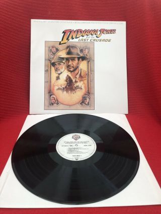 Indiana Jones And The Last Crusade Motion Picture Soundtrack Vinyl Lp
