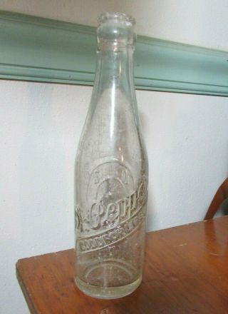 Vintage 10 2 4 Dr.  Pepper Bottle 6.  5 Oz Ottumwa Ia Embossed Good For Life Glass