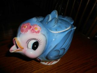 Vintage Bluebird Of Happiness Figural Teapot George Lefton 438