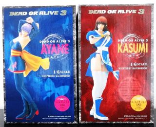 Dead Or Alive 3 Kasumi & Ayane 1/6 Scale Figure Statue Set By Epoch