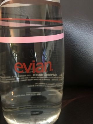 EVIAN LIMITED EDITION 2010 PAUL SMITH GLASS BOTTLE - 2