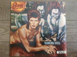 David Bowie - Diamond Dogs Lp Rca Usa Promo 1974 & Metal Tag -