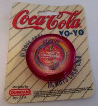 Vintage,  Coca Cola,  Advertisement,  Red,  Duncan Yo - Yo,  1997 Nip Always Coca Cola