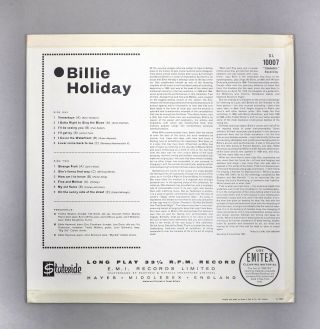Billie Holiday - self - titled - NEAR - UK MONO 1st - 12 