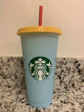 Single Starbucks Color Changing Cup Sky