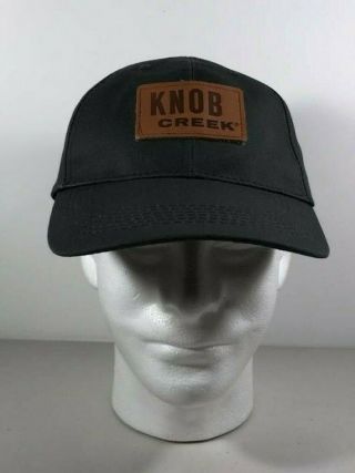 Knob Creek Kentucky Bourbon Distillery Adjustable Hat/cap,  Leather Patch