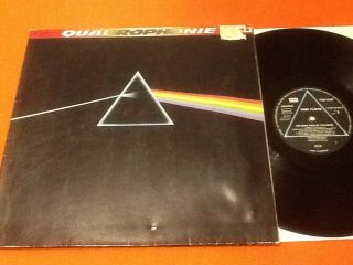 Pink Floyd " The Dark Side Of The Moon " Quadrophonic Vinyl Lp Posters/stickers