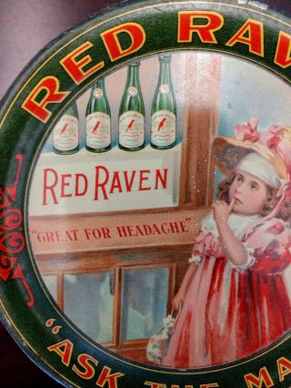 Early 1900 Rare Red Raven 
