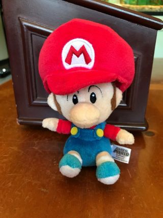 Real Authentic Mario Nintendo Little Buddy (1247) 5 " Baby Mario Plush Doll