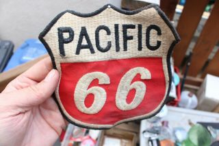 Vintage Pacific 66 Sew On Patch Gas Oil Service Station Patch Uniform Hat
