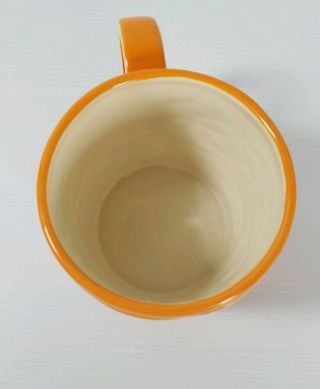 Starbucks Orange Ombre Collectors 14 oz Hand Painted Coffee Tea Mug Cup 2009 5