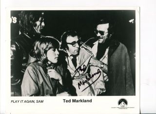 Ted Markland Play It Again Sam High Chaparral Signed Autograph Photo