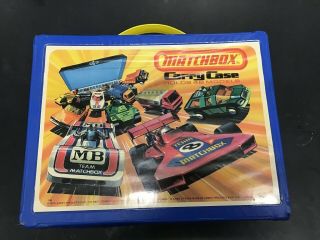 1976 Lesney Matchbox 48 Model Collector’s Carry Case With 4 Blue Trays - No 136
