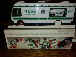 1998 Hess Truck Recreation Van With Dune Buggy And Motorcycle -