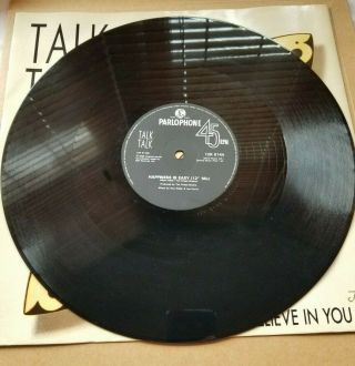 TALK TALK - I Don ' t Believe in You - 12 inch Vinyl 1986 - 12 R 6144 5