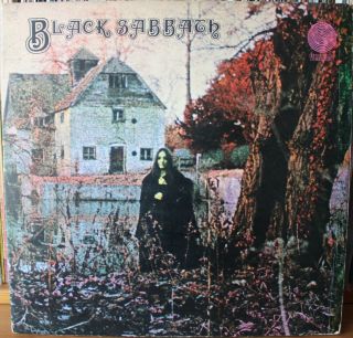 Black Sabbath.  1st Press.  Philips.  Vertigo Swirl Vo 6.  1st Uk Vinyl Lp.  G/f.  1970