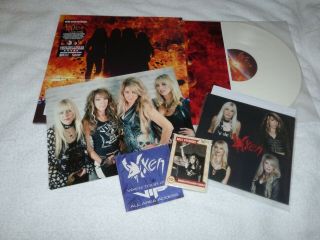 VIXEN - LIVE FIRE - LP (181 OF 300,  WITH,  WHITE VINYL) IN FACTORY SHRINK 2