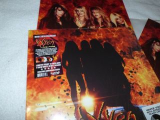 VIXEN - LIVE FIRE - LP (181 OF 300,  WITH,  WHITE VINYL) IN FACTORY SHRINK 8