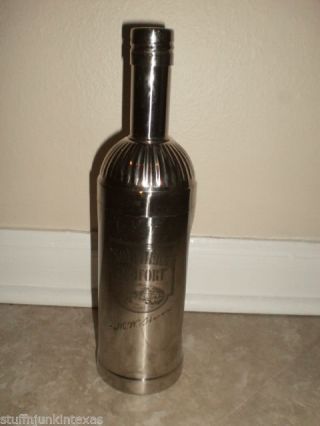 Southern Comfort Stainless Steel Bottle Shaped Cocktail Shaker / Drink Mixer