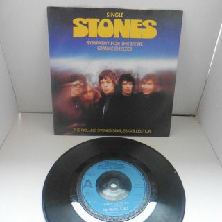 The Rolling Stones Sympathy For The Devil / Gimme Shelter 7 " 45 Single Ex/ex,