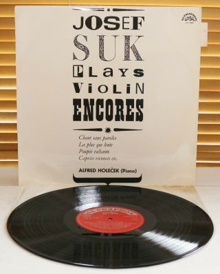 Sua St 50882 (red Label) Josef Suk: Famous Encores (falla,  Debussy,  Ravel Etc)
