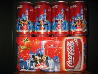 2005 Walt Disney Grand Open Coca Cola Coke Cans Hong Kong Disneyland