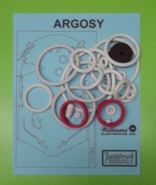 1977 Williams Argosy Pinball Rubber Ring Kit