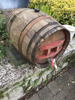 Glenfiddich ‘pin’ Scotch Whisky / Beer Wooden Barrel - Oak - 5 Gallon