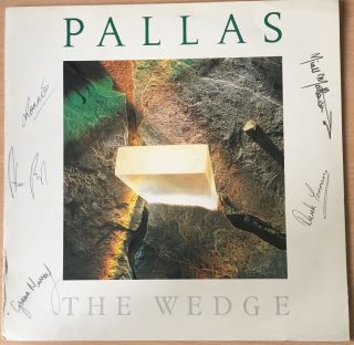 Pallas - The Wedge - Signed Autographed By Band 1st Press Promo Shvl850 Vinyl Lp