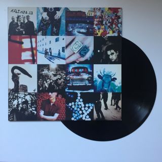 U2 Achtung Baby 1991 Vinyl Pressing Rare Naked Adam Cover With Insert
