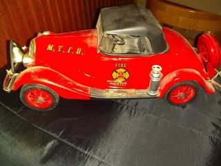 Vintage Jim Beam Fire Chief Decanter 1928 Model A Car Ford