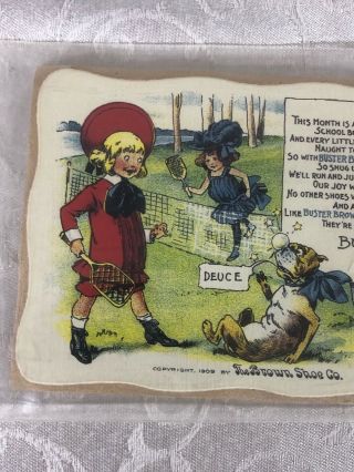 Vintage Buster Brown Shoes Advertising Magnet Decor 5 1/4” By 4 1/2” 2