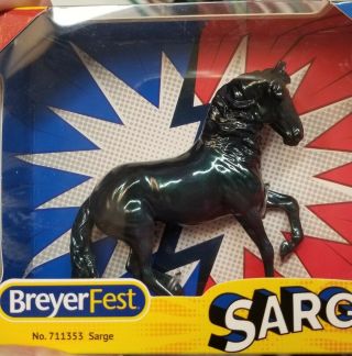 Breyerfest 2019 Sarge Colorshift Paint Stablemate Size
