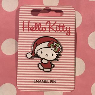 Hello Kitty Christmas Santa Hat Collectible Enamel Pin