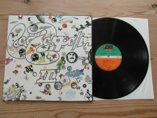 Led Zeppelin Iii - Atlantic - Vg,  Vinyl Lp 1970 