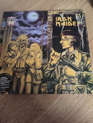 Iron Maiden " Women In Uniform/twilight Zone " 2 X Ltd Edition First Ten Years Lp