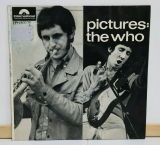 The Who " Pictures Of Lily " Aussie Pressing Ep 1967 Polydor Int.  Label -